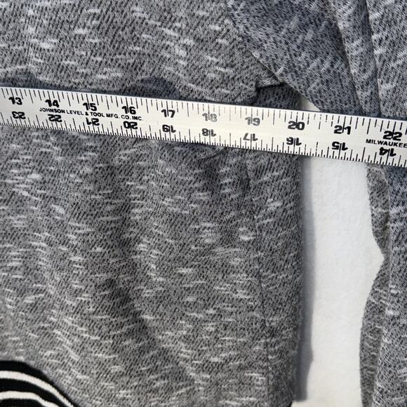 Rue 21 Varsitycore Preppy Knit Bomber Sweater Jacket M Streetwear Y2K Cozycore - Picture 6 of 7